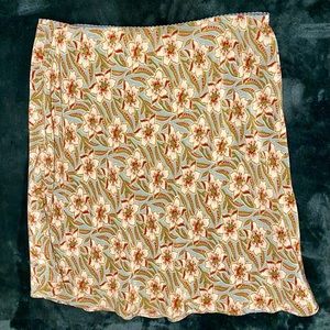 Vintage Gap Silk Skirt